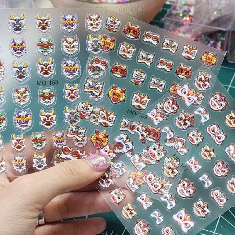 🇹🇭‼️พร้อมส่งในไทยจ้า🇨🇳 สติ๊กเกอร์ตรุษจีน 🎊🪙 สายมู ห้ามพลาด🥳 สติ๊กเกอร์ไดคัทละเอียด 💞💕 งานพิมพ์ลายนูน เกรดพรีเมี่ยมค่า 🇨🇳