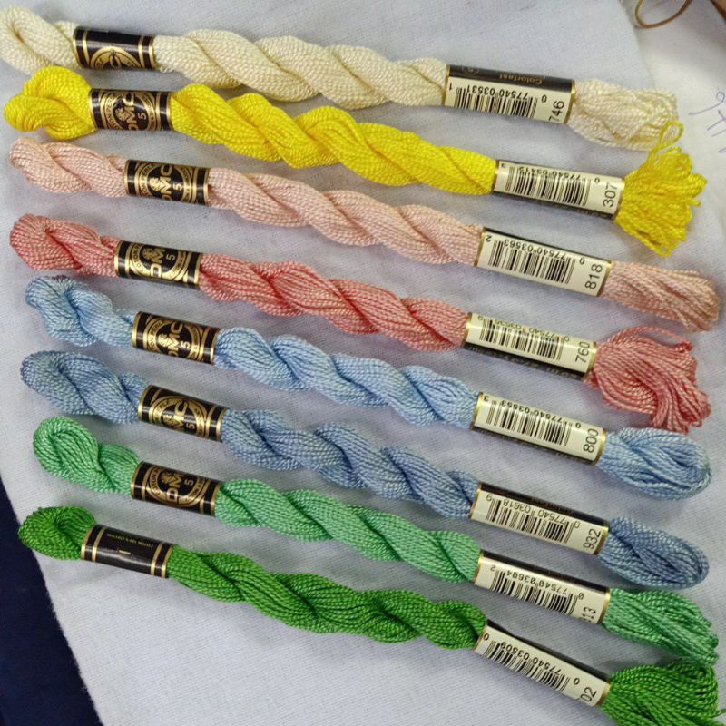 ไหมพรมปักมือเส้นใหญ่DmC. วีนัส🧶ไหมนอก🚀⛵️ใจละ25เมตร🌾