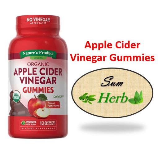 (พร้อมส่ง) Nature's Truth Apple Cider Vinegar (Organic) (Natural Apple), 120 Vegan Gummies.