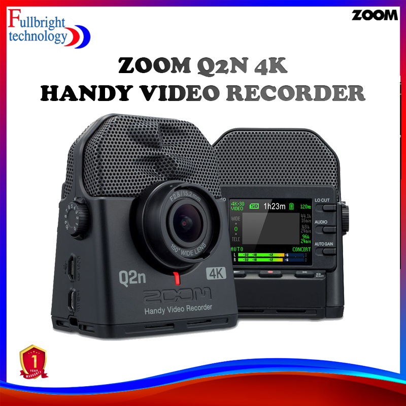 Zoom Q2N-4K Handy Video Recorder สำหรับบันทึกภาพ และเสียง (ประกันจากศูนย์ 1 ปี)