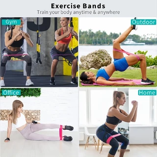 ELASTIC BAND FITNESS ยางออกกำลังกาย ยางยืดออกกำลัง มีการรับประกันจากผู้ขาย 5 Pcs/Set ยางยืดฟุตบอล ยางยืดออกกำลังกายขา