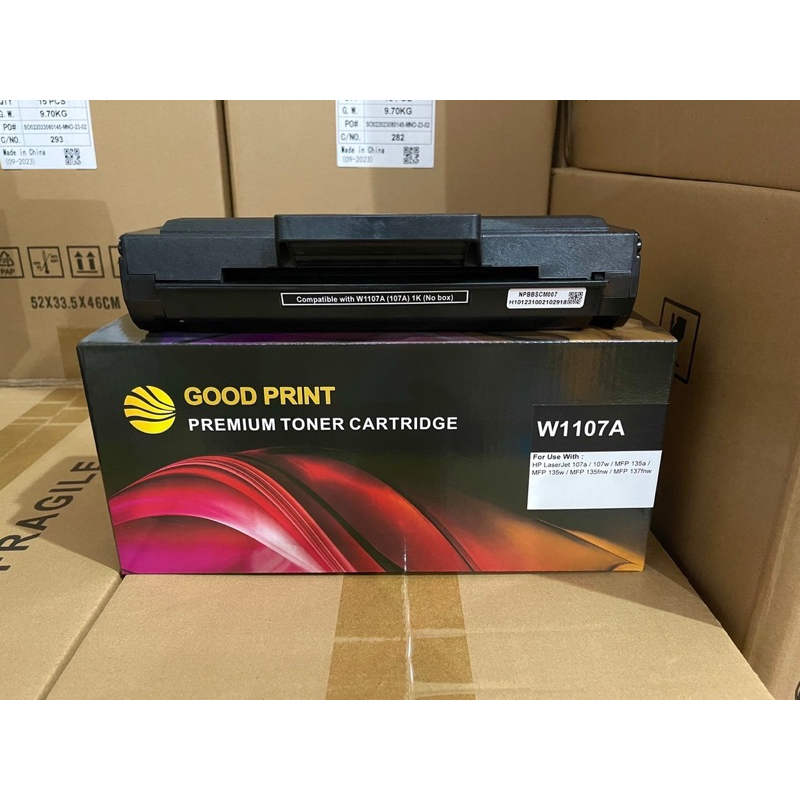 HP 107A Toner Cartridgeเทียบเท่าใช้กับรุ่น 107a, 107w, 135a, 135w, 137fnw