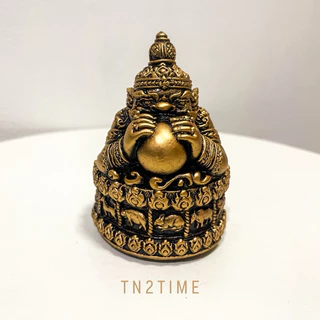 TN2TIME พระราหูอมจันทร์ จะช่วยขจัดปัดเป่าทุกข์โศกโรคภัย ให้พ้นเคราะห์ ฐาน 6 ซม. สูง 8 ซม.