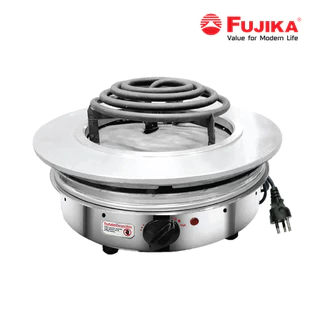FUJIKA เตาบาร์บีคิวไฟฟ้า รุ่น FB-1350 พร้อมกระทะทองเหลือง เตาบาร์บีคิว เตาปิ้งย่าง กระทะทองเหลือง เตาหมูกระทะ