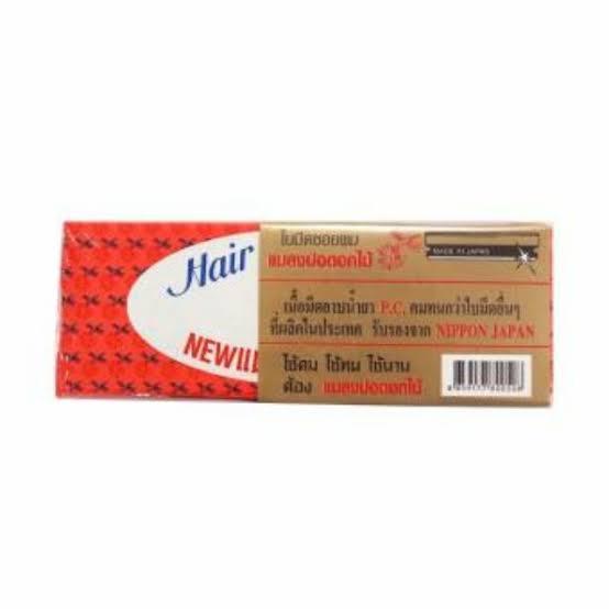 ใบมีดแมลงปอดอกไม้ บรรจุ 90 ใบ (Hair Cut Razor 90 blades)