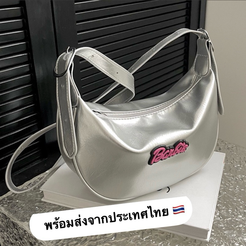 ( พร้อมส่งจากไทย ) กระเป๋าสะพายข้าง หนังPU งานคุณภาพAAA  barbie ปรับสายได้💗🌷