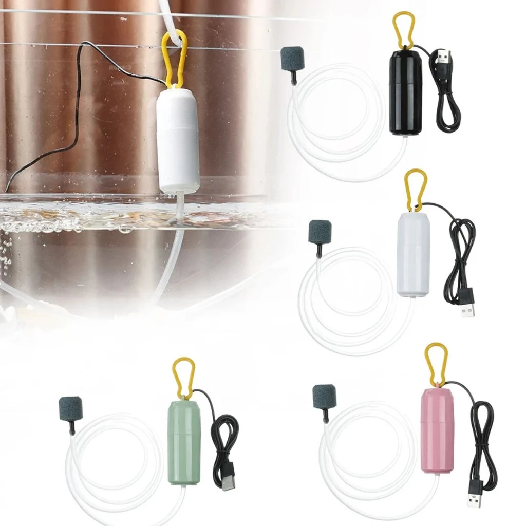 🇹🇭 ถูกสุด💯🥇 เงียบ Oxygenator ขนาดเล็กออกซิเจนปั๊ม Mini USB ปั๊มออกซิเจนตู้ปลาชาร์จตกปลาออกซิเจนเครื่อง Fish Farming thumbnail 3