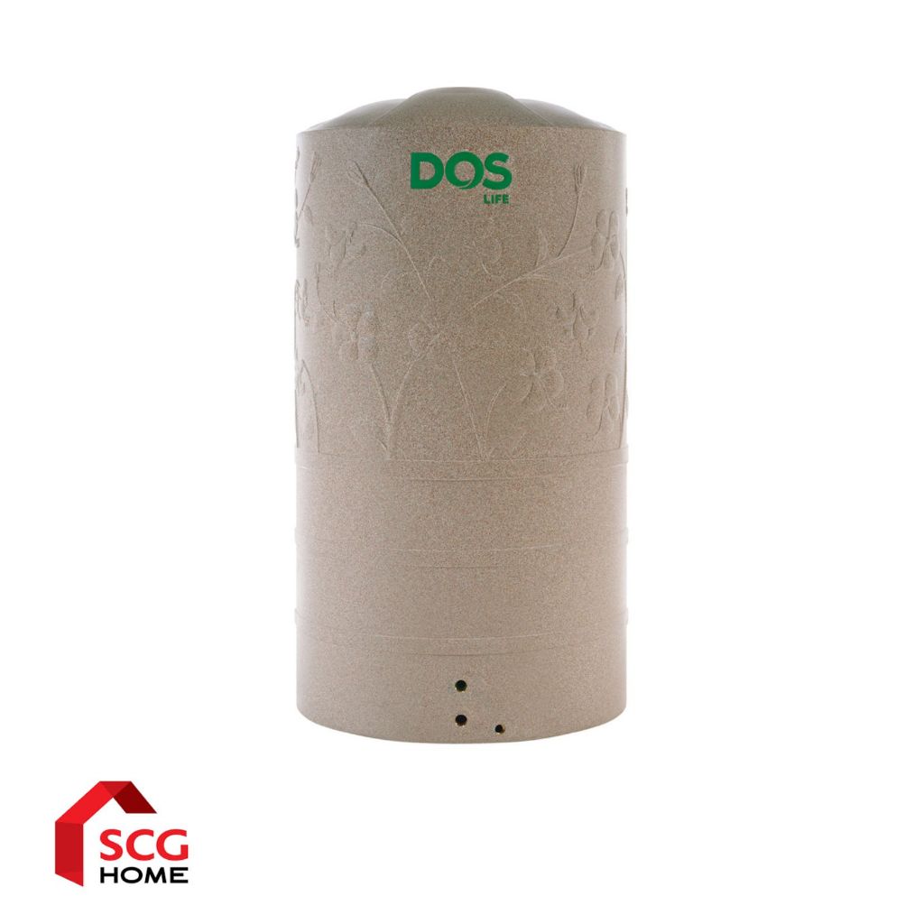 DOS ถังเก็บน้ำบนดิน NEW CHABA รุ่น DE-40/SB (400L-2000L) สีแซนดี้ บราวน์ แกรนิต