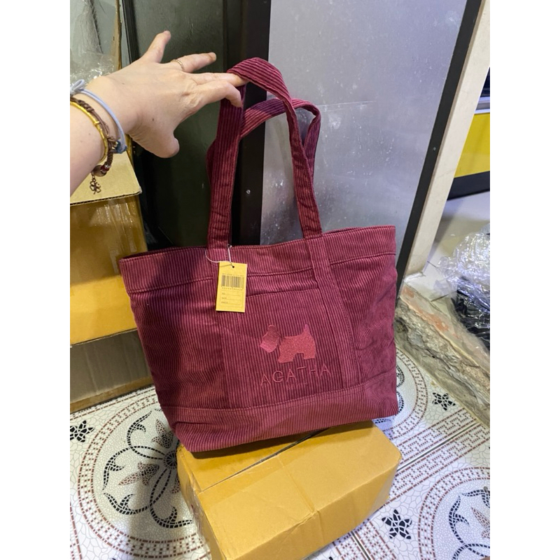 Agatha Paris กระเป๋าถือสภาพดี กริบ