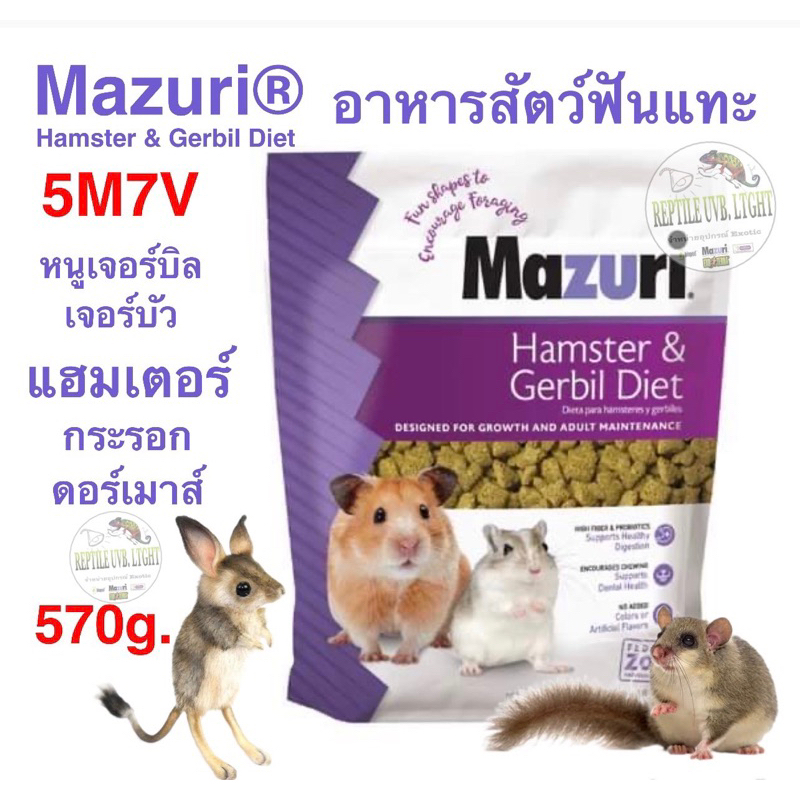 Mazuri® Rat & Mouse Diet อาหารหนู กลุ่มสัตว์ฟันแทะกินพืช หนูRat หนูไมค์ เดอร์เม้าท์ แฮมเตอร์ กระรอก