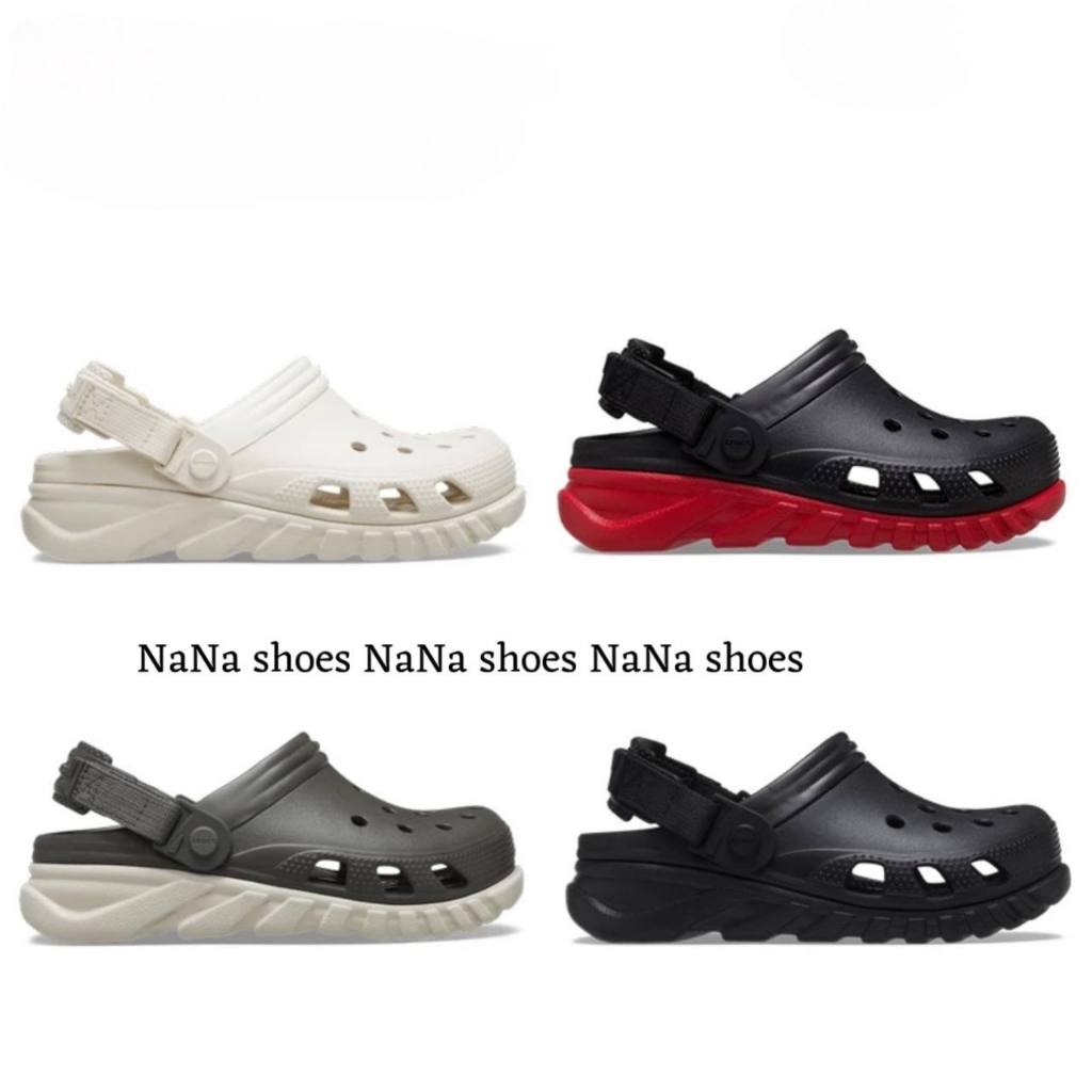 รองเท้า crocs DUET MAX CLOG รองเท้าไปทะเล น้ําหนักเบา สําหรับเดินทาง