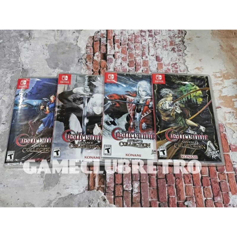Castlevania Advance Collection Set 4 Limited Run Brand New มือ 1 Console Nintendo Switch