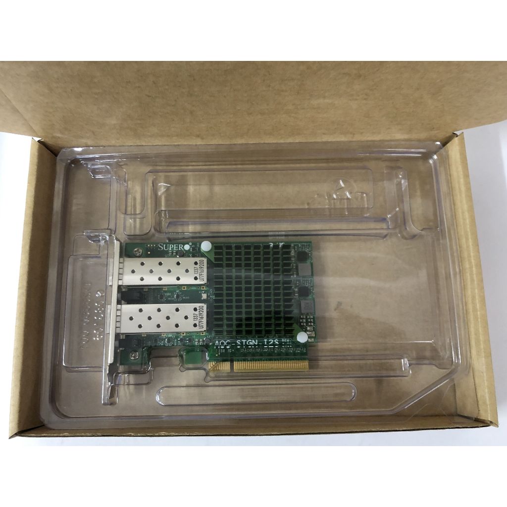 Supermicro Aoc-Stgn-I2S Dual Port 10GbE Sfp+ supermicro Aoc-Stgn-I2S Dual Port 10GbE Sfp+ Full Heigh