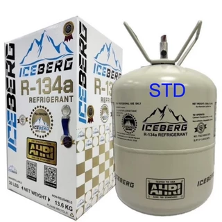 น้ำยาแอร์ R134 ยี่ห้อ ไอซ์เบิร์ก Iceberg น้ำหนัก 13.6 กิโล แท้100%