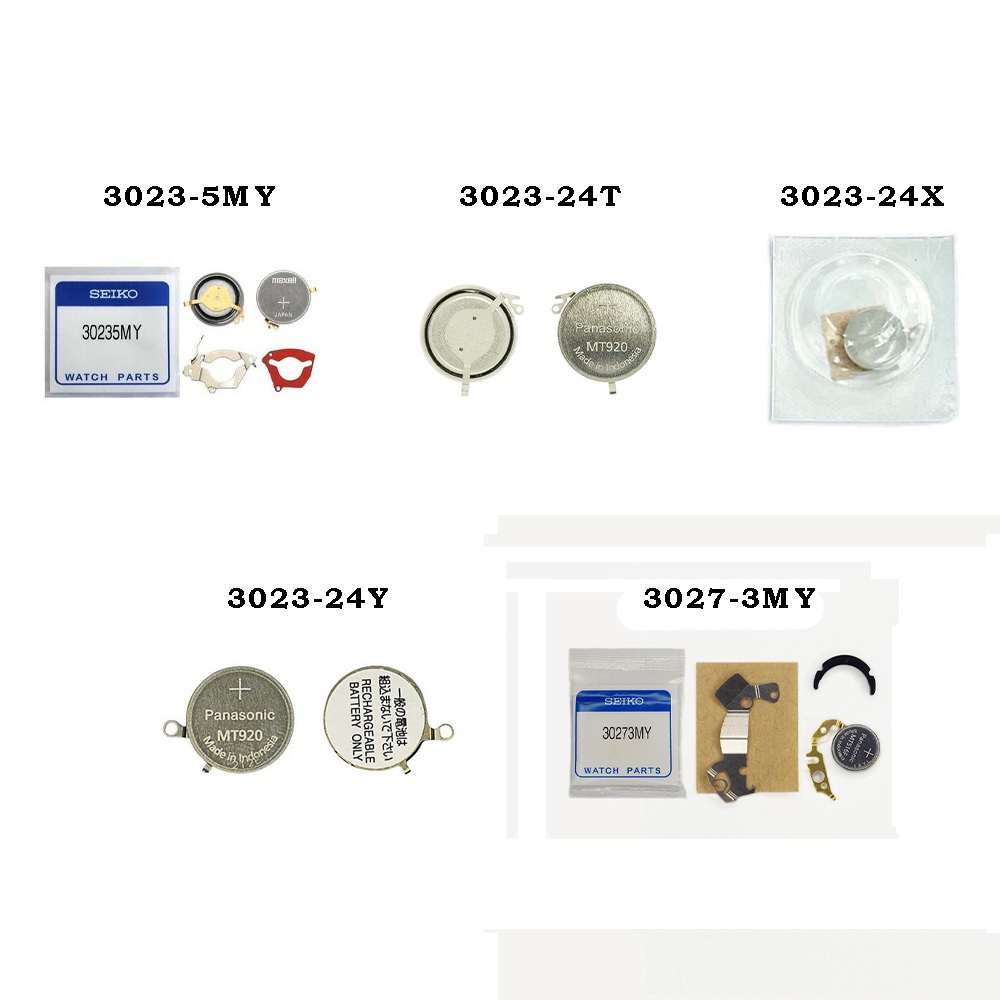 ถ่านนาฬิกา Seiko Kinetic Capacitor 30235MY,3023-5MY,302324T,3023-24T,302324X,3023-24X,302324Y,3023-2