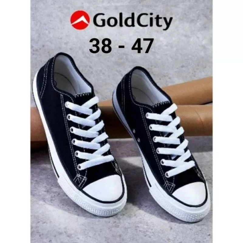 🔥Hot item🔥 ส่งไว!!! ราคาถูกที่สุด!!! ของแท้ 💯%!!! GoldCity รุ่น 1207 รองเท้าผ้าใบ U.S.ไซส์ : 38 - 45