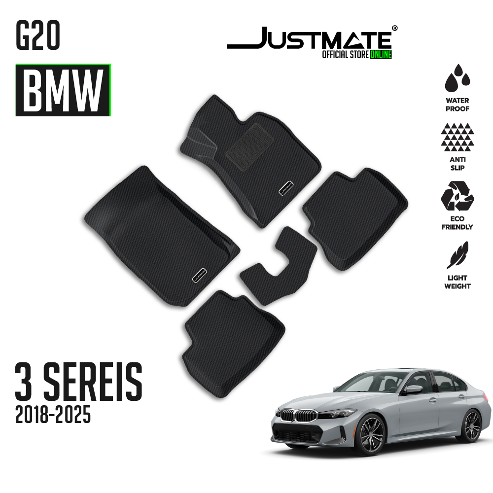 [JUSTMATE] BMW พรมปูพื้นรถยนต์ 3 SERIES G20 2018 - 2025