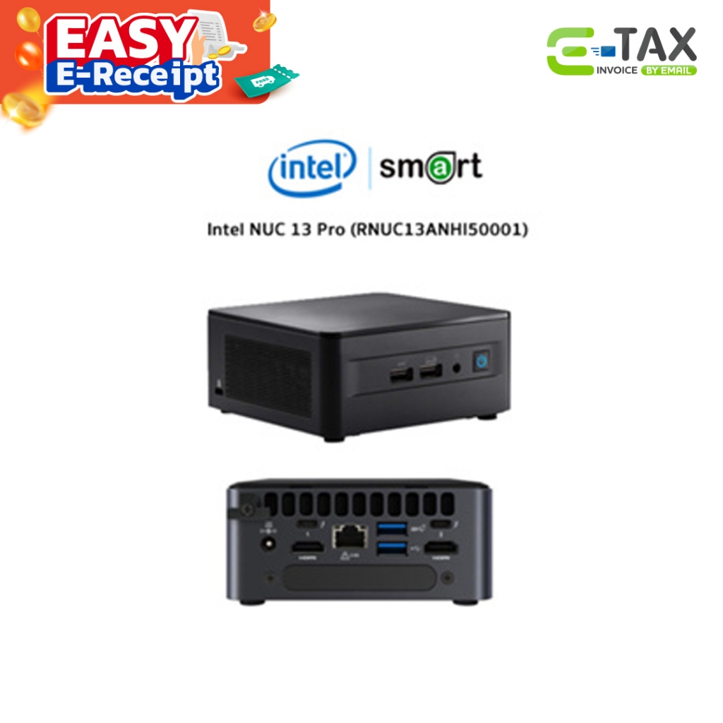 (Full Set) Mini PC (มินิพีซี) Intel NUC 13 Pro (RNUC13ANHI50001) i5-1340P + RAM + SSD + Win 11 Pro