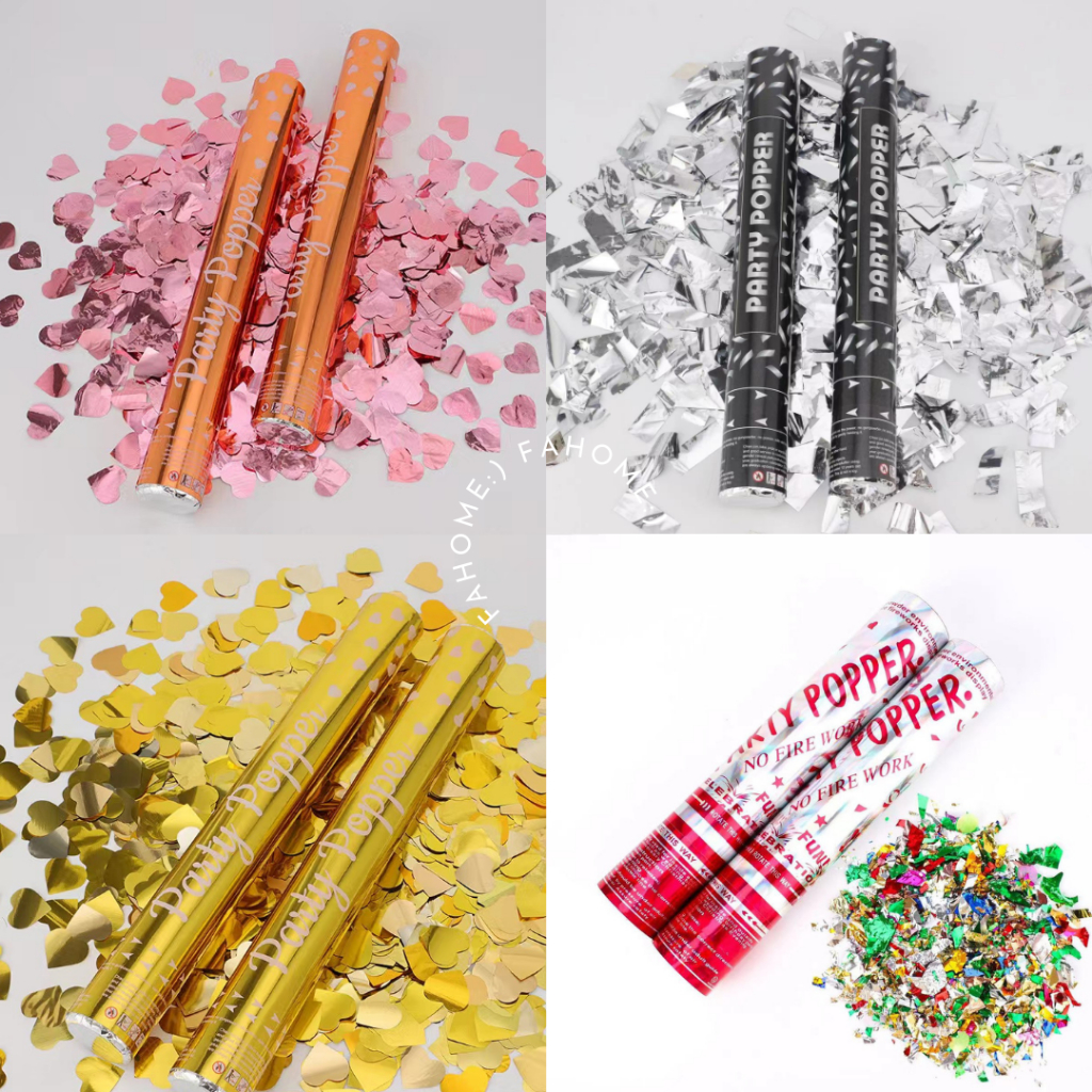 [พร้อมส่ง] พลุกระดาษ สำหรับงานเลี้ยง งานแต่ง ฉลองต่างๆ แบบหมุน PAPER SHOOT เปเปอร์ชูดขนาด30cmเล่นแสงสีสวย - รูปที่ 4