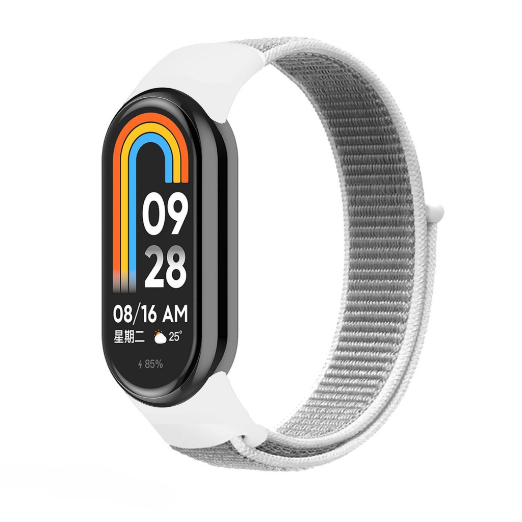 สายนาฬิกาไนลอน Mi Band 8/9/10 สายนาฬิกาน้ำหนักเบาและระบายอากาศได้ สายนาฬิกา Xiaomi Mi Band 8 แบบถอดเปลี่ยนได้ - รูปที่ 4