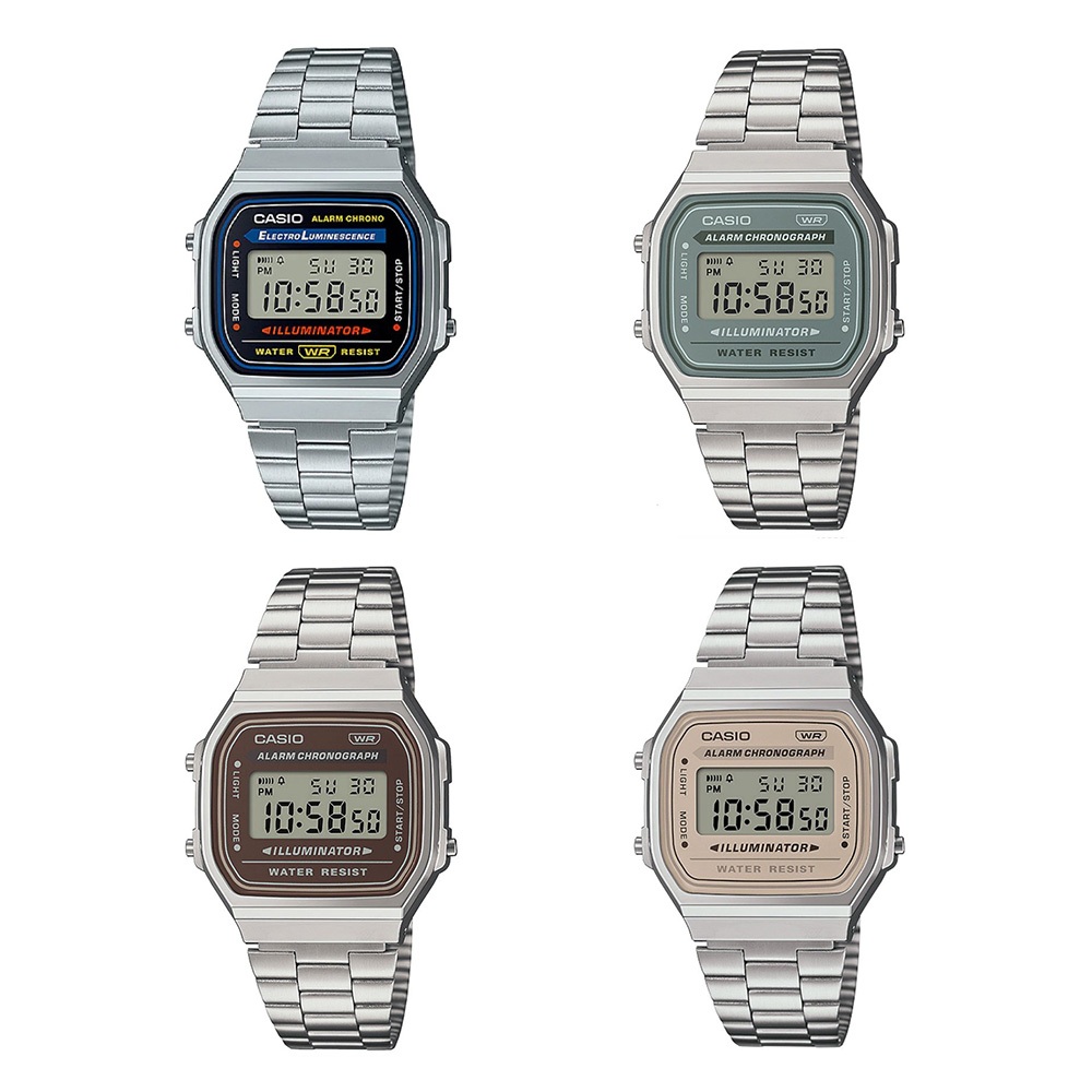 Casio Standard นาฬิกาข้อมือผู้ชาย รุ่น A168,A168WA,A168WA-1Q,A168WA-3A,A168WA-5A,A168WA-8A