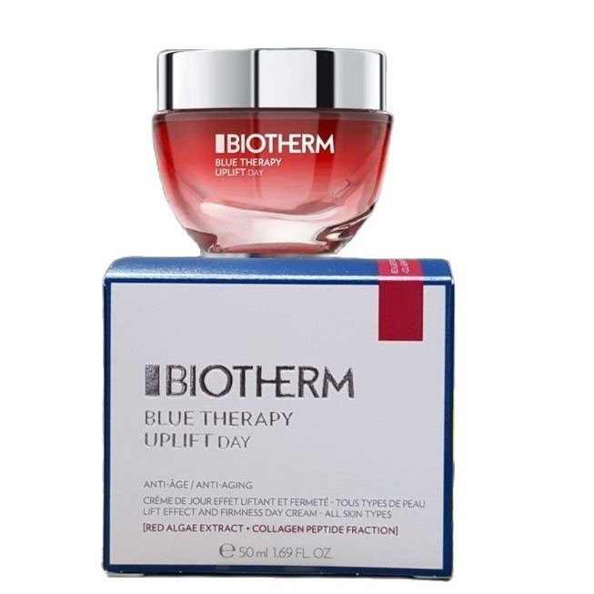 Biotherm Blue Therapy Uplift Day Cream 50ml. ไบโอเธิร์ม บูล เทอราพี อัพลิฟท์ เดย์ ครีมบำรุงผิวหน้า