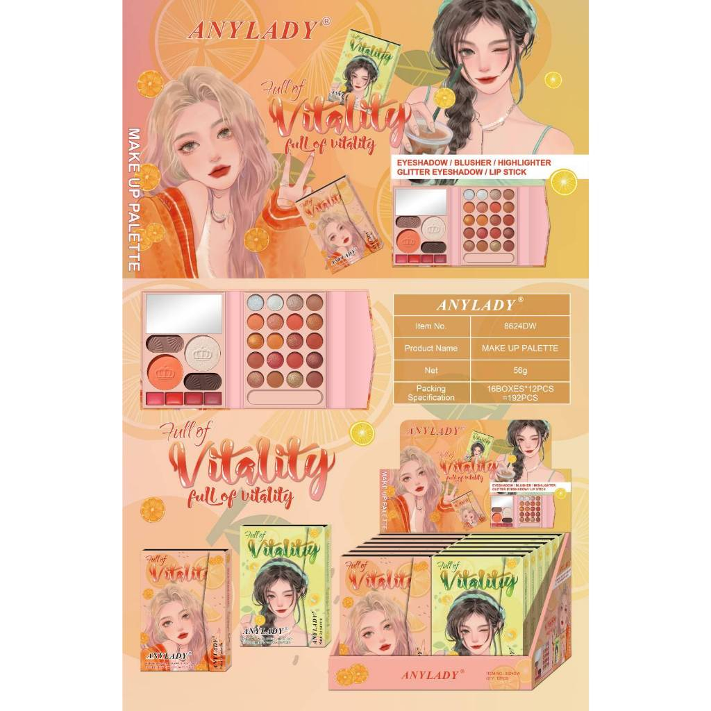 อายแชโดว์ ANYLADY MAKE UP PALETTE