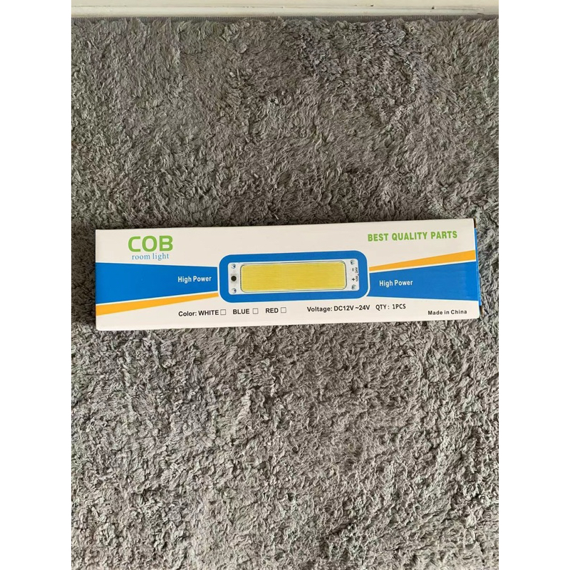 ไฟไฮไลท์ 12V/24V LED Cab ยี่ห่อCOB ไฟติดรถบรรทุกด้านบนเพดานรถ จำนวน 1 ชิ้น #加长版2506สีขาว（白色）