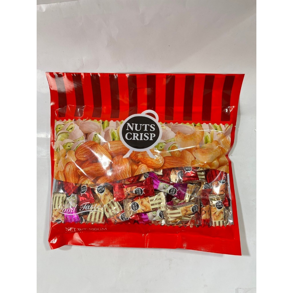 ขนมตุ๊บตั๊บมาเลเซีย NUTS CRISP ขนมถั่วอัดแท่งรวมรส