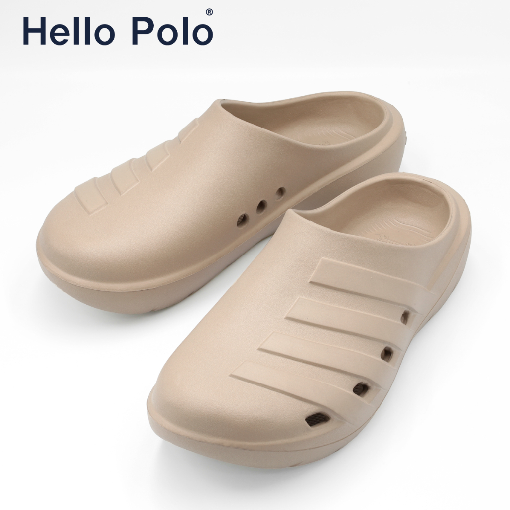 Hello Polo รองเท้าแตะแบบสวม unisex รุ่น HP8019 แฟชั่น พื้นนิ่ม กันน้ำ วัสดุ EVA