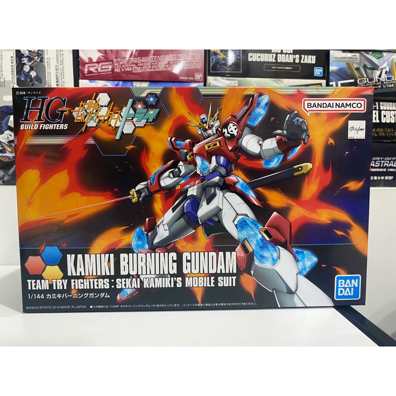 (พร้อมส่ง) hg1/144 kamiki burning gundam