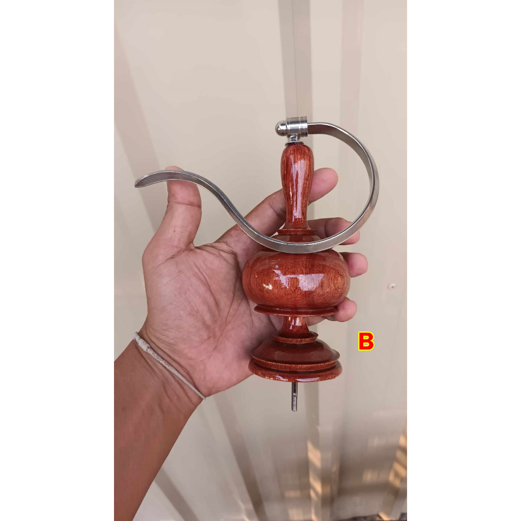 หัวกรงนก ตะขอพับ งานสแตนเลส กรงนกบินหลา กรงพักนกหัวจุก ไม้แดง - รูปที่ 2