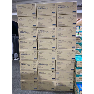 Welcare 3D WF-99 หน้ากากอนามัยทางการแพทย์ แบบกล่อง จำนวน 50 ชิ้น