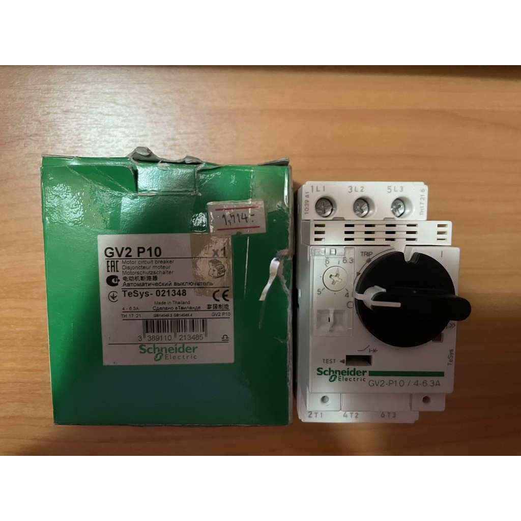 มอเตอร์เบรกเกอร์ 4-6.3A GV2P10 "SCHNEIDER"