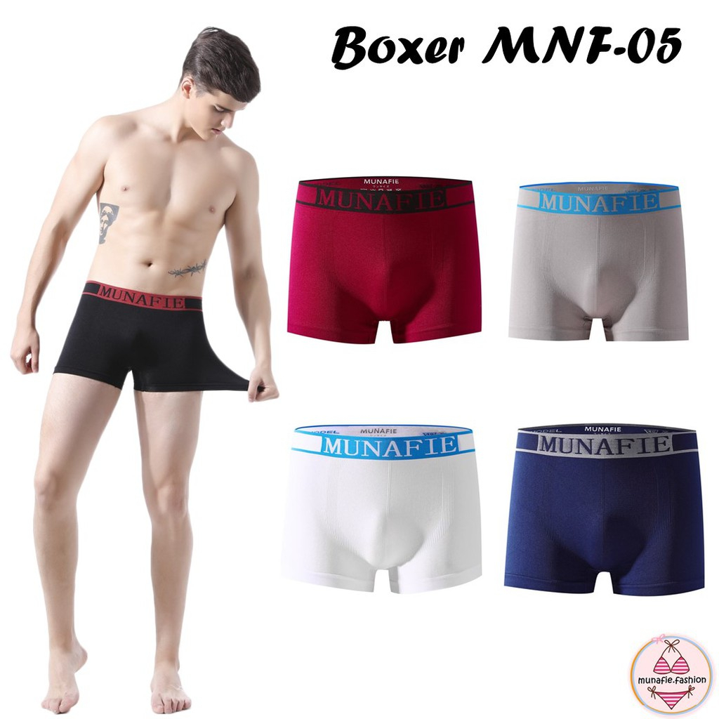 MNF-05 BOXER บ๊อกเซอร์ชาย กางเกงในชาย ผ้านิ่ม ใส่สบาย ส่งไวจากไทย