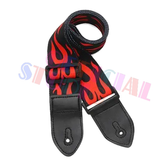 สายสะพายลายแฟนซี /กีตาร์ไฟฟ้า/กีตาร์โปร่ง/เบส - รูปที่ 3