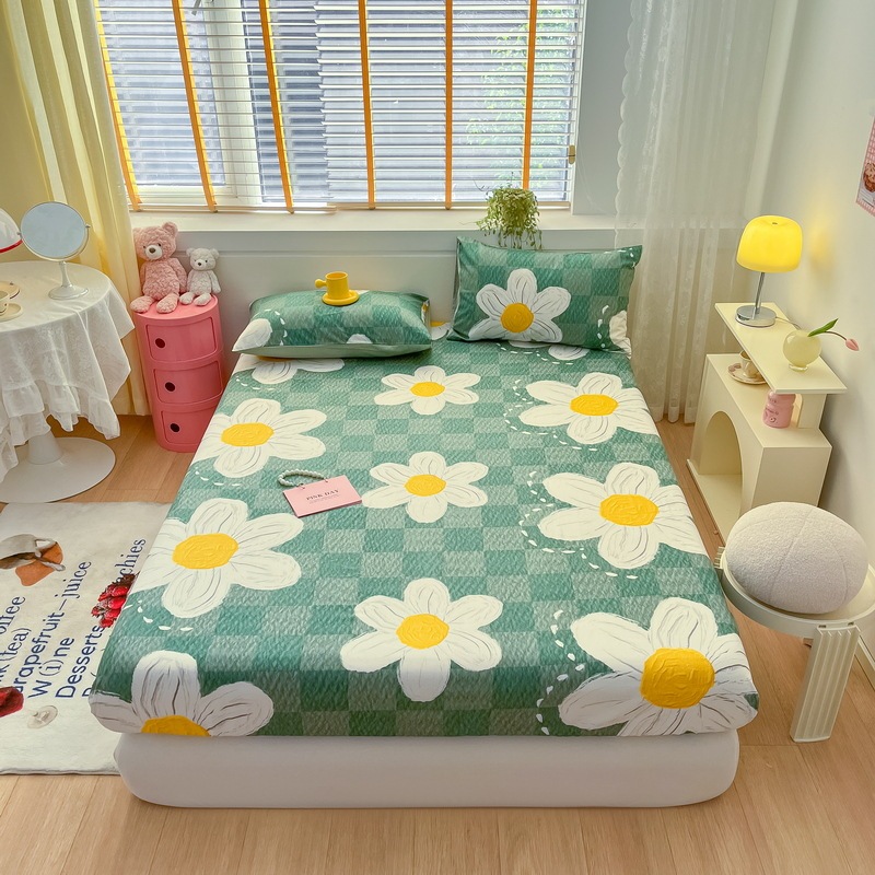 ผ้าปูที่นอนONLYเฉพาะผ้าปู 3.5/5/6F ไม่รวมปลอกหมอน รัดมุมรอบเตียง 360องศา Fitted Sheet