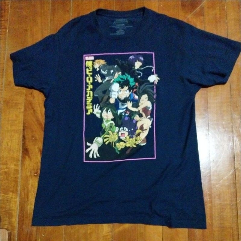 เสื้อยืดแขนสั้น แนวการ์ตูนมังงะญี่ปุ่น MY HERO ACADEMIA แท้ มือสอง สภาพดี ของพร้อมส่งครับ