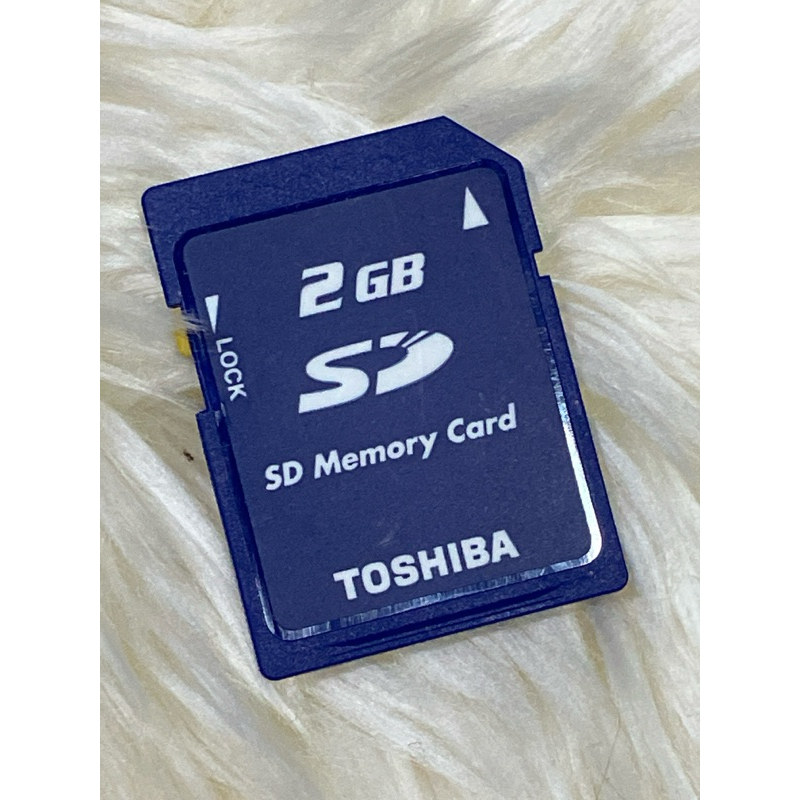 SD CARD Memory card ขนาด 2GB Toshiba แท้