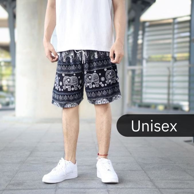 กางเกงช้างขาสั้น (งานแบรนด์ไทย🐘🇹🇭) ใส่ได้ทั้งทุกเพศUnisex ผ้าเกรดดี💯ดีใส่สบาย สินค้าพร้อมส่ง
