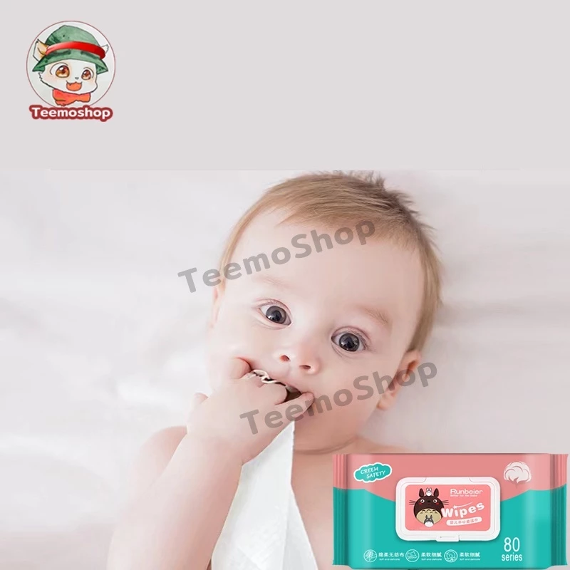 Baby Wipes ทิชชู่เปียก สูตรน้ำบริสุทธิ์ 80 แผ่น ซื้อ 1 แถม 1 thumbnail 6