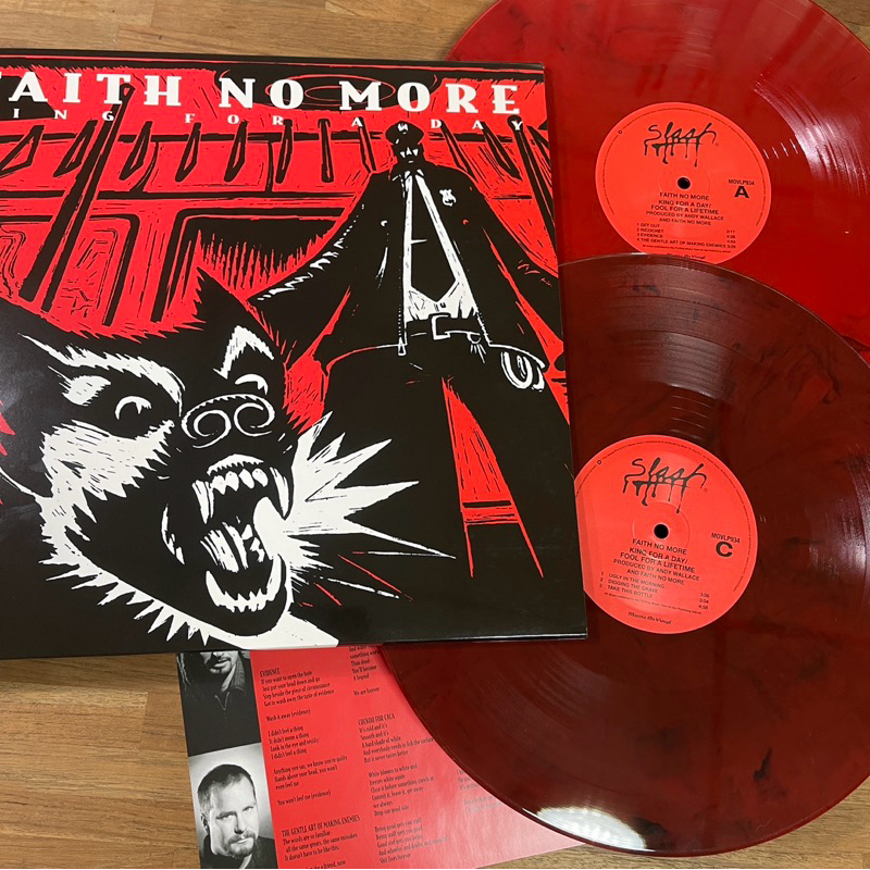 แผ่นเสียง Vinyl : Faith No More - King For A Day....Fool For A Lifetime [Red Marbled Colour , 180 Gr