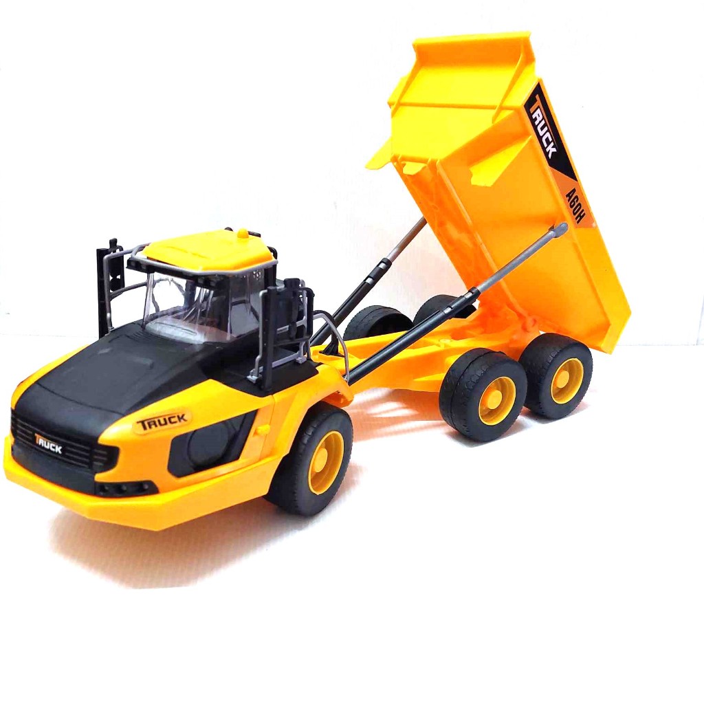 A60H TRuck รถบรรทุกดิน รถของเล่น บรรทุกหิน มีลาน วิ่งได้ สินค้า ตรงปก คันใหญ่ จากไทย รถเด็กเล่น 224