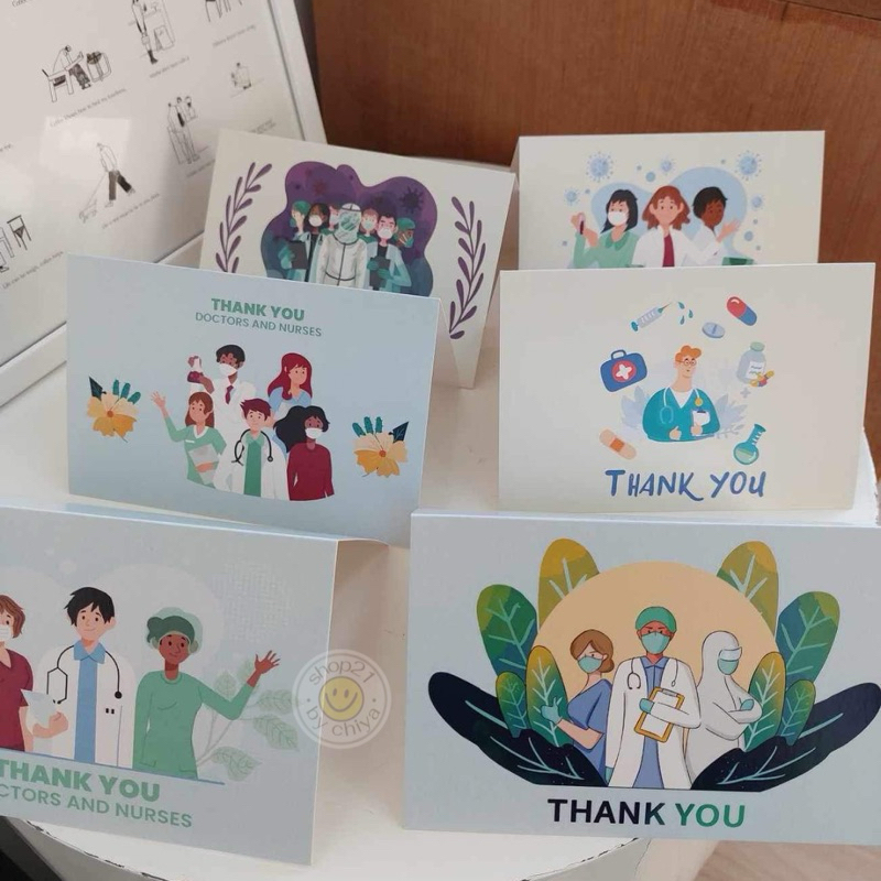 SHOP21 • การ์ดอวยพร ขอบคุณ คุณหมอ Thank you doctor(DD）