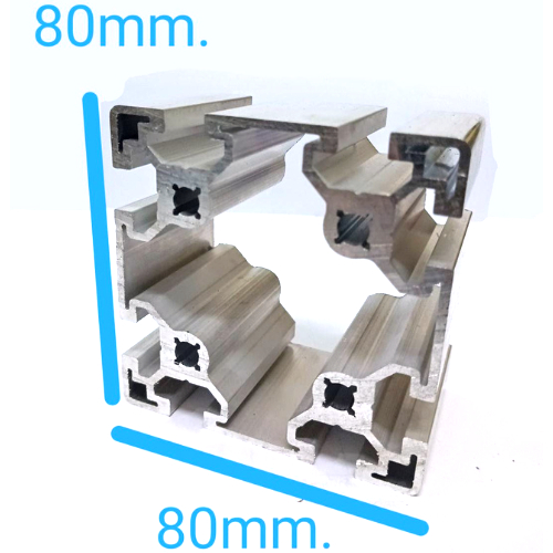 อลูมิเนียมโปรไฟล์ T80 x 80 , Aluminium Profile T80 x 80