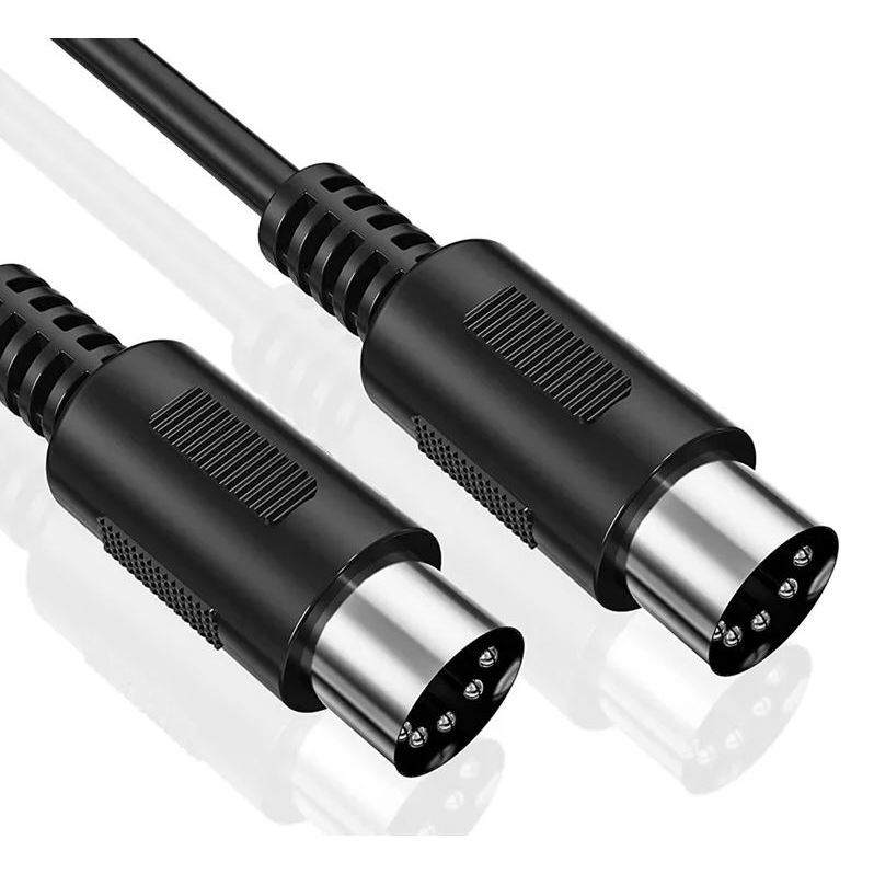 สายสัญญาณ MIDI Cable, 3-M Male to Male 5-Pin MIDI Cable for MIDI Keyboard,Keyboard Synth,Rack Synth,Rack Synth