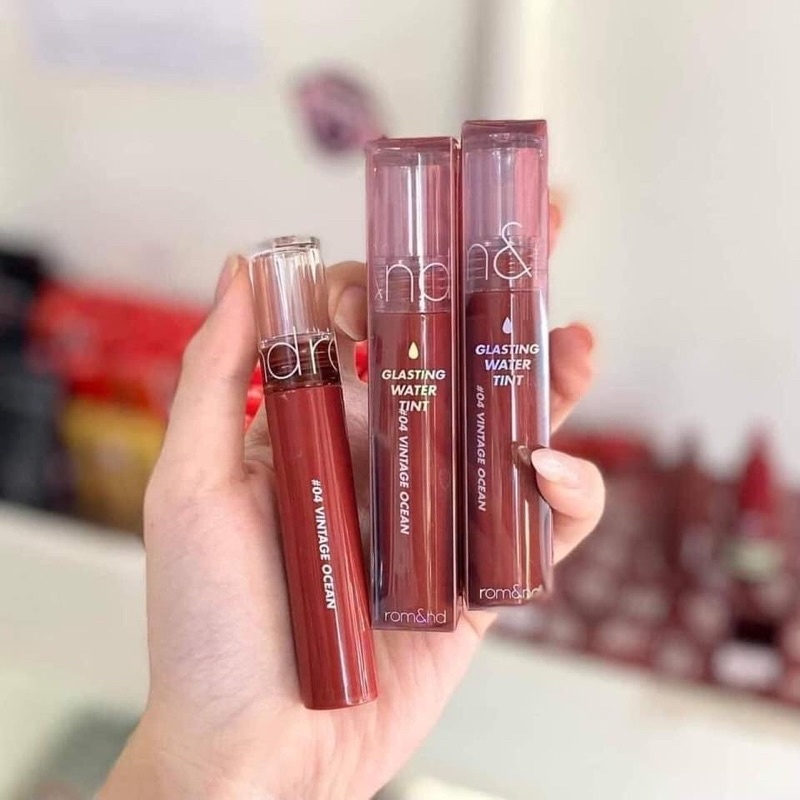🔥Saleลดล้างสต็อก🔥 ของแท้📣 Glasting Water Tint 4g ลิปทินต์เนื้อฉ่ำวาว #05 #VV