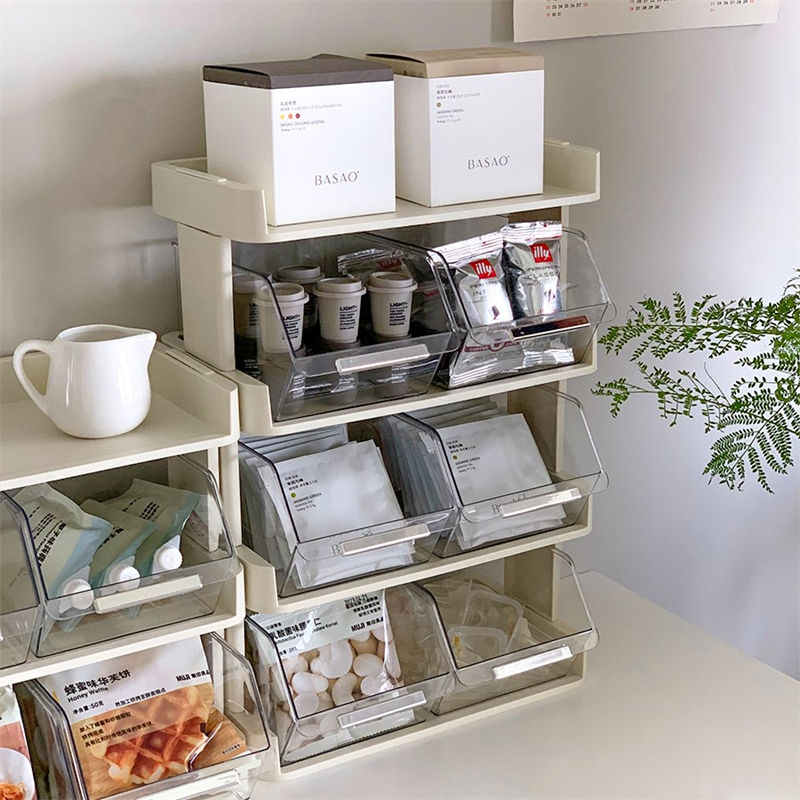 Dear Home กล่องเก็บแคปซูลกาแฟ ใช้สำหรับจัดเก็บแคปซูลกาแฟ ถุงชา ฯลฯ ที่ใส่ของ