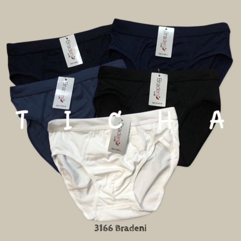 TIICHA - 3166 Bradeni - กางเกงในผู้ชายเนื้อผ้านิ่ม ใส่สบาย กระชับ