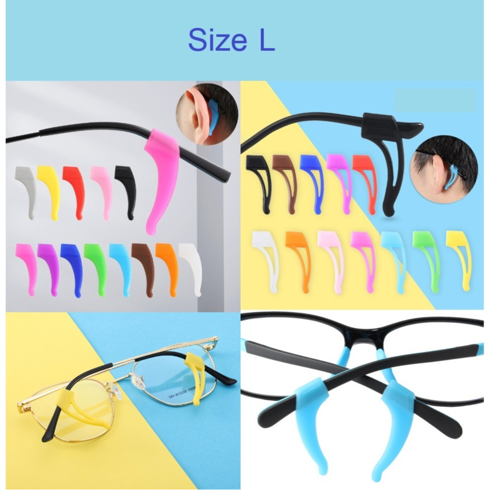 Size L ซิลิโคนขาแว่นตา สำหรับลดแว่นหลวม
